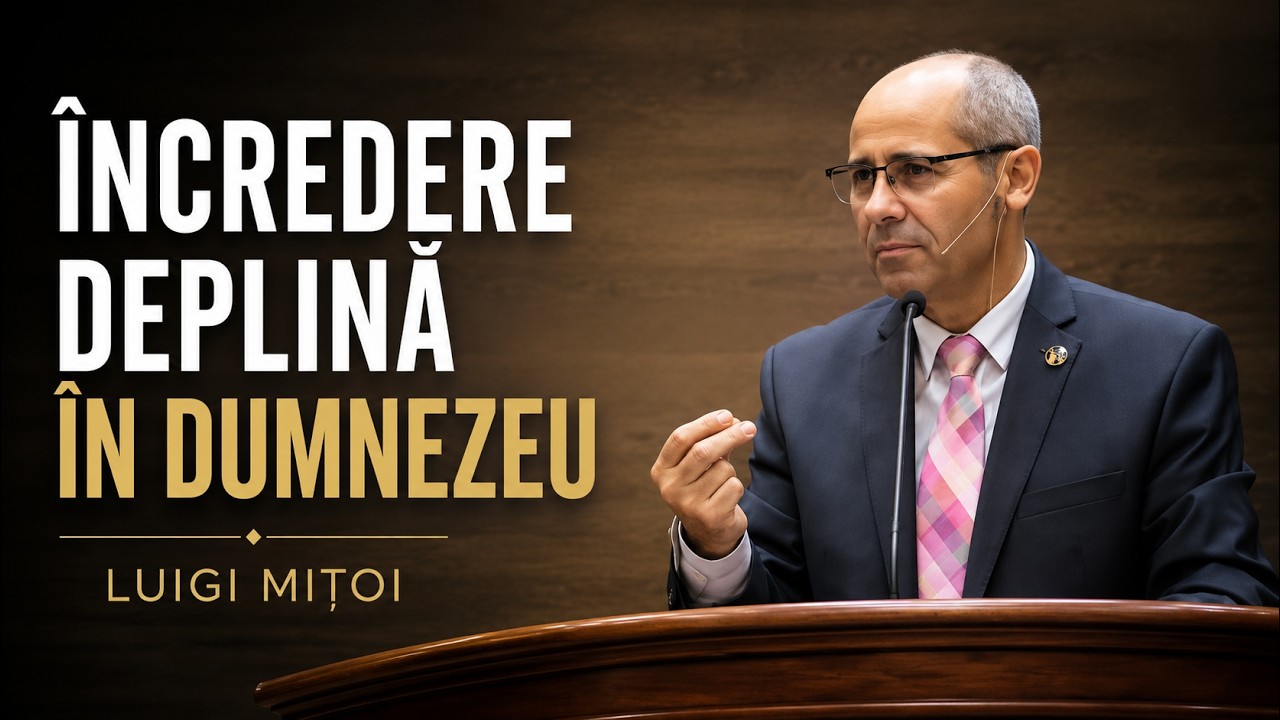 Luigi Mițoi - Cum să te încrezi în Dumnezeu? - De la îndoială la Credință - predici biblice