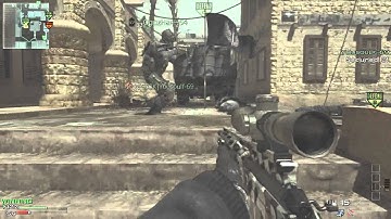 Modern warfare 3 MSR silenced shots