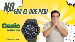 El error de Amazon que terminó siendo una GRAN RECOMENDACIÓN | CASIO MRW-210H | #MinuteroMX 