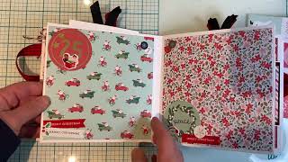 #scrappychristmaskrafts  Beautiful Christmas mini album!