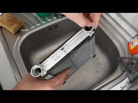 Промывка радиатора печки Toyota kamry 30 своими руками.
