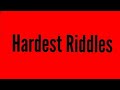 Hardest riddles in the world| most difficult riddles not for kids