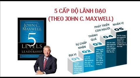 5 cấp độ lãnh đạo của John C. Maxwell | Bui Tue Minh