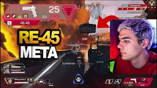 TSM Imperialhal Enters GOD MODE In Predator Rank after getting RE-45.. 28KILLS!! ( apex legends )