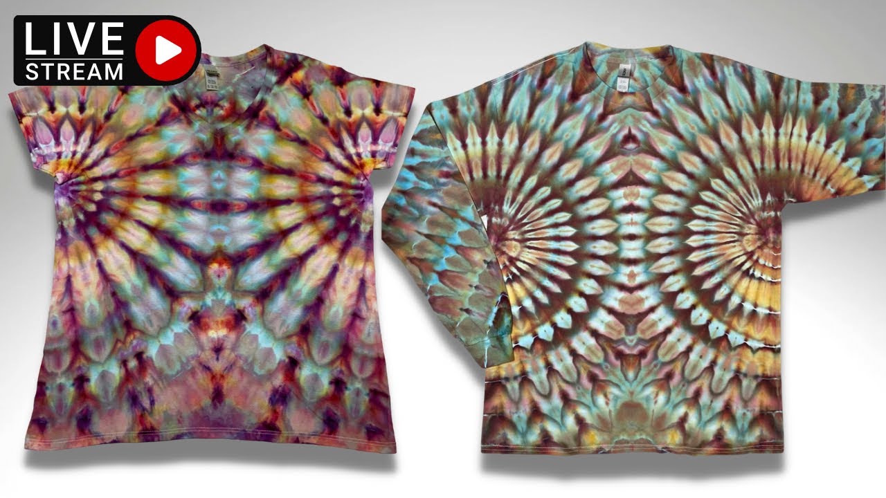 Tie-Dye Designs: Livestream Ep. 26 Double Fanfold w/Scott Walker - Rad Dyes
