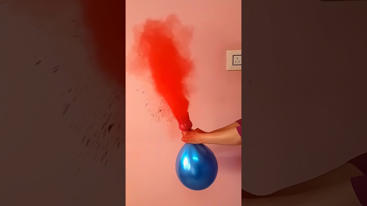 Easy and quick way to make colour smoke for Holi 🎉