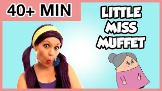 Little Miss Muffet | Plus More Nursery Rhymes for Kids | Tea Time with Tayla