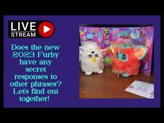 unboxing 2023 coral Furby 