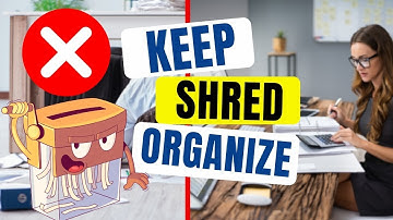📌 Taming the Paper Pile: What to Keep, Shred & Organize for a Clutter-Free Home