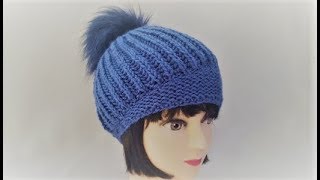 Cum tricotam bereta Delia - PARTEA I / Tutorial pas cu pas - YouTube