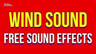 WIND SOUND | Free Sound Effects | Ambient wind sound effect | Relaxing Sounds @ToKnowEverything