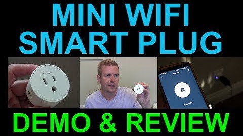 WiFi Smart Outlet Mini Plug Socket by Teckin for Android iPhone Alexa Echo Google Home Review Demo