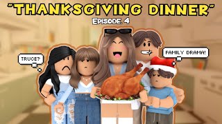 FAMILY THANKSGIVING DINNER *DRAMA* 🦃| Episode 4 | BROOKHAVEN RP (VOICED)