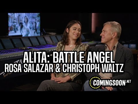 ALITA: BATTLE ANGEL | Rosa Salazar &amp; Christoph Waltz Interview