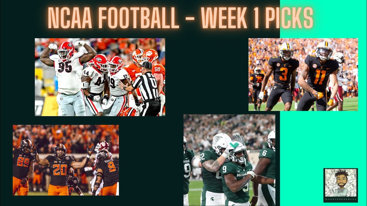 NCCA Football Week 1 Picks For FanDuel College Football Week 1