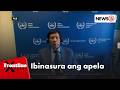 Hiling ng Duterte camp na iapela ang pagkumpirma sa kanyang kaso, ibinasura | Frontline Express