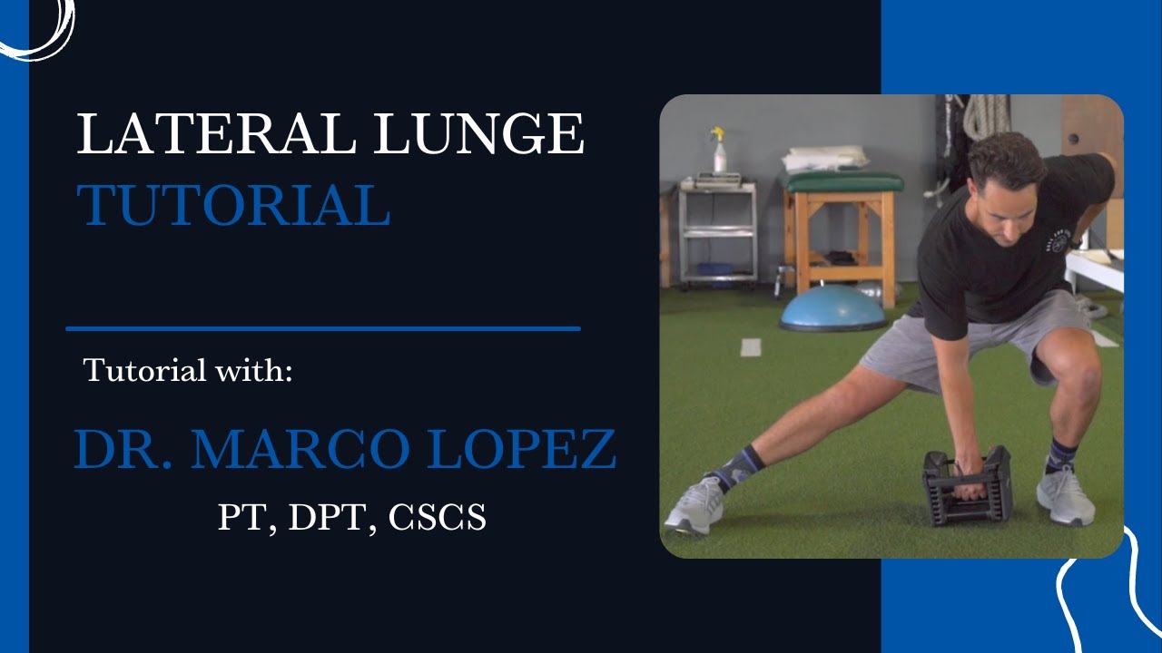How to Perform a Lateral Lunge - YouTube