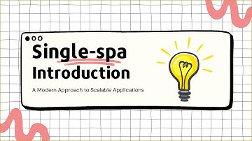 Introduction to Single-spa Microfrontend