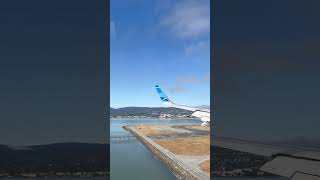 Beautiful wing vortices #aviation