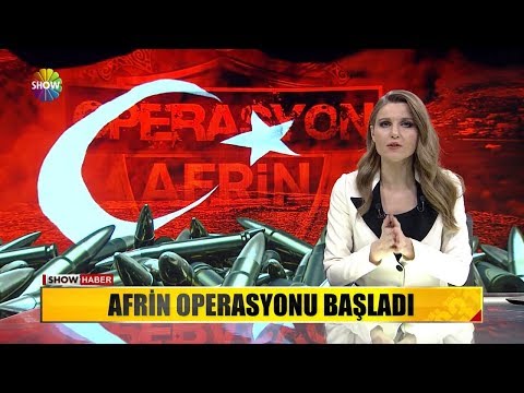 Afrin Operasyonu Başladı