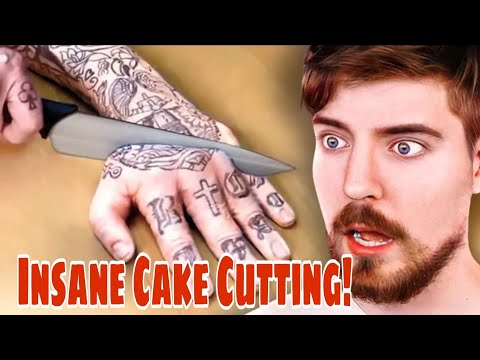 Beast Reacts On Insane Cakes Cutting!