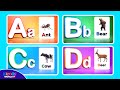 ABC Flashcards for Toddlers - A to Z Alphabet Phonics - Learn Alphabet for kids
