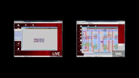 X-Win32 LIVE vs VNC Side by Side