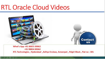 Oracle Fusion Cloud Videos  | Finance | HCM | SCM | Technical | SQL | PL/SQL | EBS | Placement