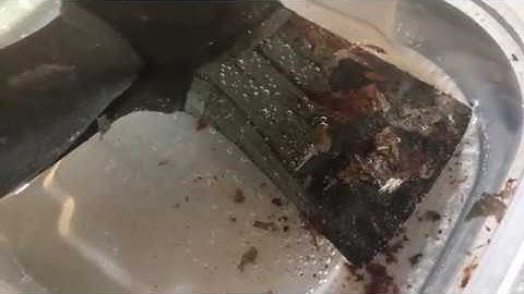 Remove Rust with Vinegar Rusty Hatchet Restoraton