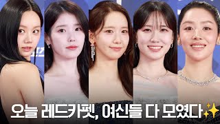 여신들 총출동✨ 청룡시리즈어워즈 레드카펫 | 윤아·혜리·아이유·박은빈·차주영