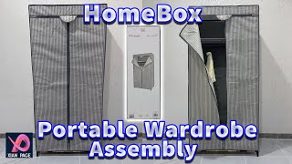 HomeBox EBASE Portable Wardrobe | Assembly