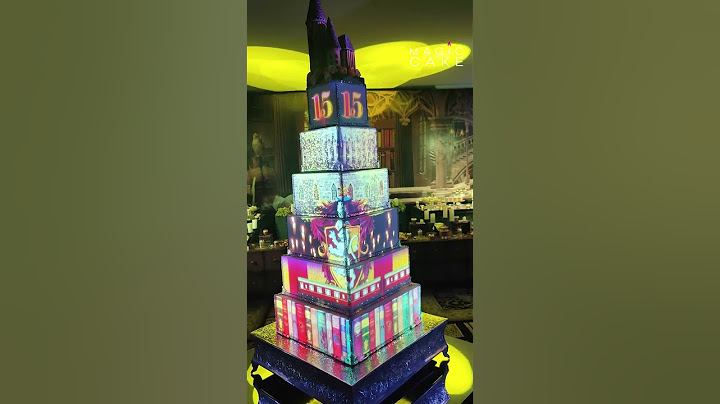 Pastel Mágico (Cake Mapping) Harry Potter para fiesta de #15años