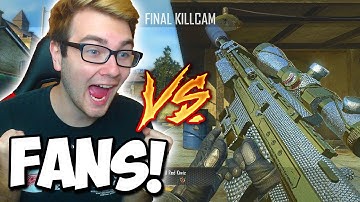 RED KIWIZ vs. THE FANS! (BO2 1v17 Trickshotting!) *NO WAY THIS HAPPENED*