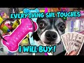 Playing EVERY GAME my Dog Touches at the Arcade! (Dog Plays Claw Machines!)