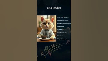 Thumbnail of Cats Sing “Love Is Gone” 😿💔 So Sad, So Cute