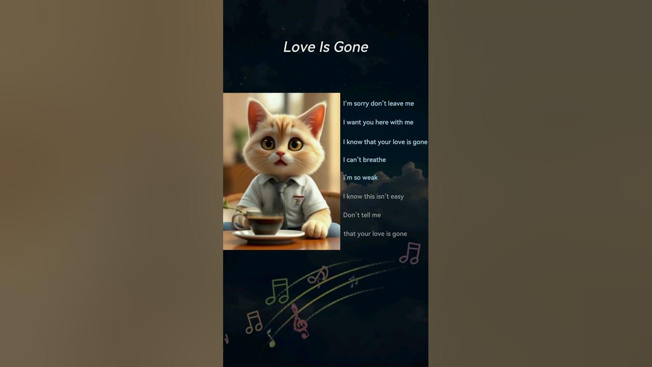 Cats Sing “Love Is Gone” 😿💔 So Sad, So Cute