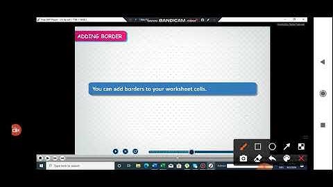 Class 6: chapter 6: Formatting worksheet in Ms excel