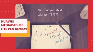 Huawei Mediapad M5 lite Pen and Note taking review: Best in Budget?? -  YouTube