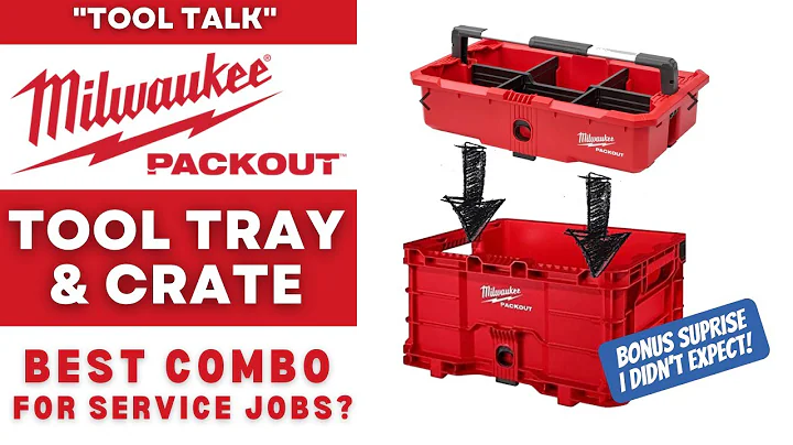 The Ultimate Combo for Service Jobs - Milwaukee PACKOUT Tool Tray & Crate!