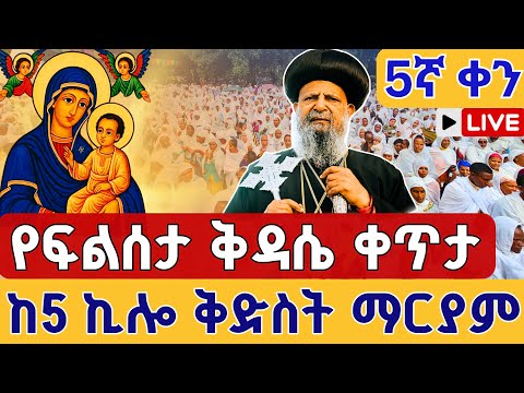 Live የፍልሰታ ቅዳሴ ነሐሴ 5 ጾመ ፍልሰታ ቀጥታ ከመንበረ ፓትርያርክ ቅድስተ ቅዱሳን ማርያም ገዳም Eotc Live Filseta Aug 11