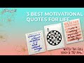 calligraphy writing | Best 3 motivational quotes ♥️✨