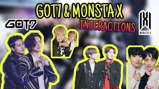 GOT7 and MONSTA X interactions