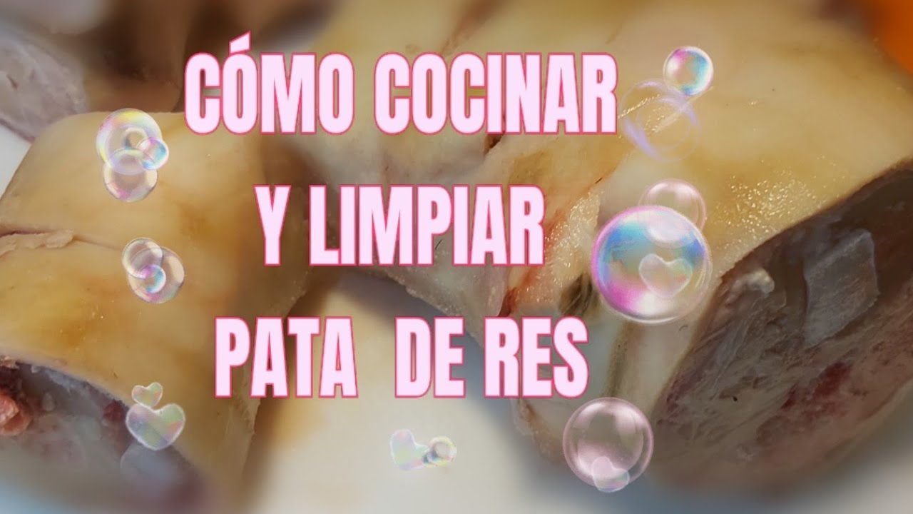 CÓMO LIMPIAR Y COCINAR LA PATA DE RES!💡ideas para cocinar fácil en casa