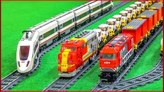 LEGO TRAIN COMPILATION All Time Construction Toy Fast Speed Build - UNBOXING