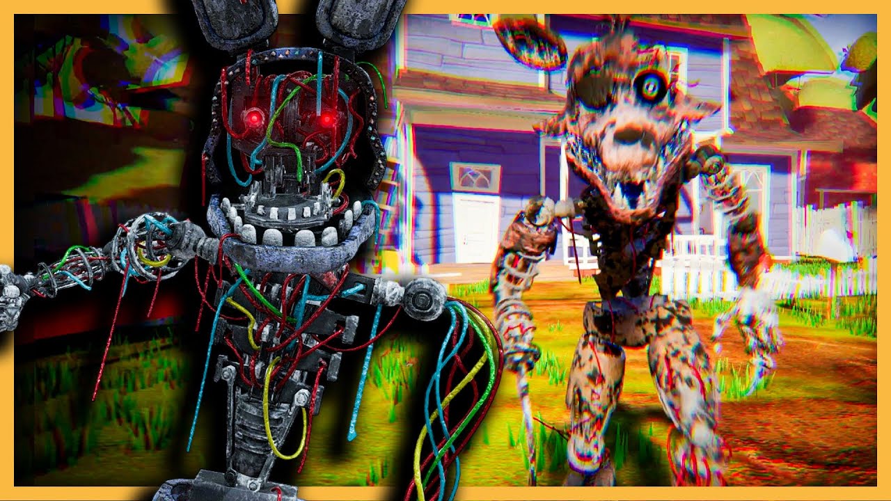 BOTH BONNIE AND FOXY In Hello Neighbor Is ABSURD