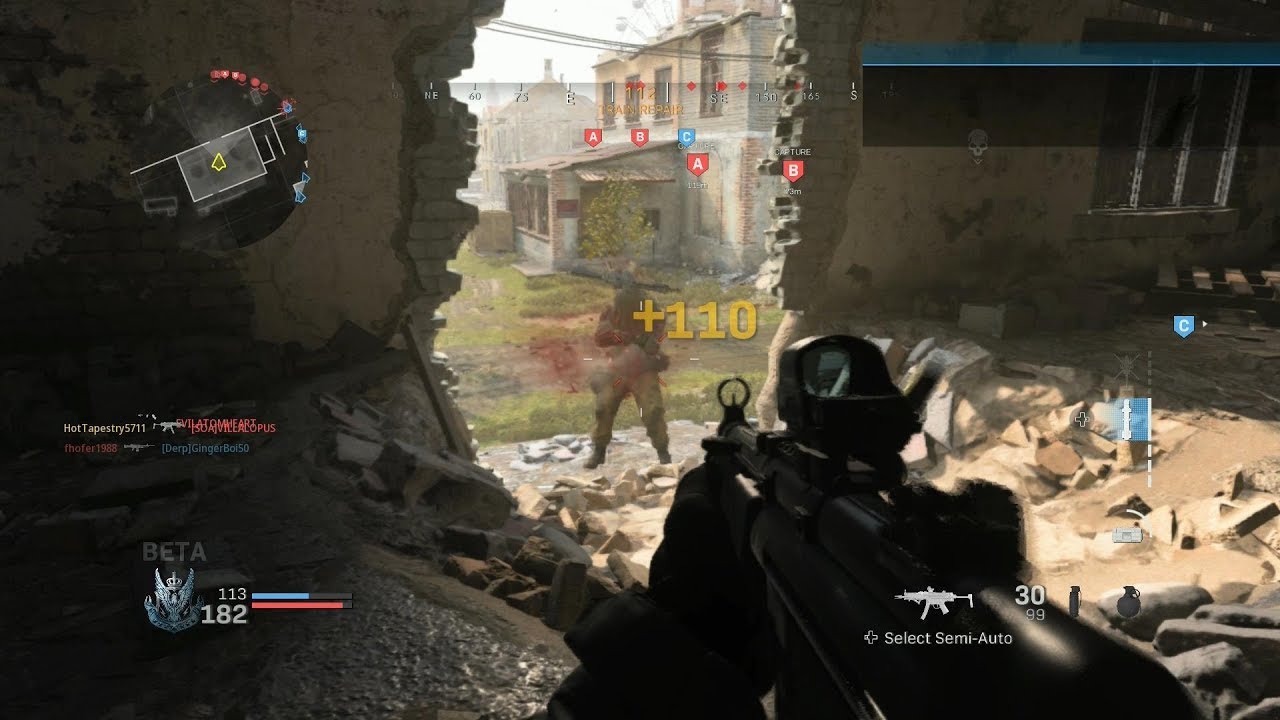 Call Of Duty Modern Warfare 2019 Multiplayer Gameplay Xbox One ( S - X ) -  Beta Too Fast - 