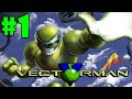 Vamos Jogar: Vectorman (Mega Drive) #1 Robo Verde do Mega Drive