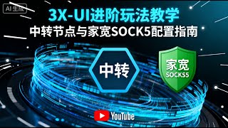 3X-UI进阶玩法:中转节点 + 家宽SOCKS5 全流程教学(超详细)