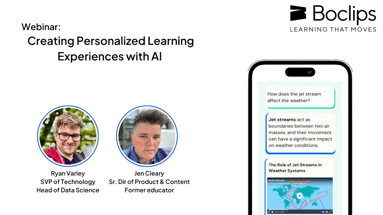Webinar: AI and Personalized Learning in Education - YouTube