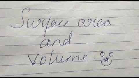 Surface area and volume ex..15.1 10th class maths